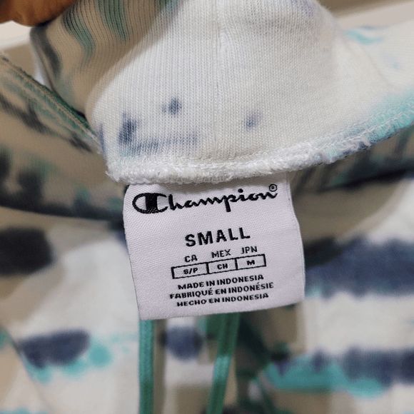 Champion Men's Wave Dye Trekking Grey Lightweight Fleece Shorts Size S - Picture 3 of 7